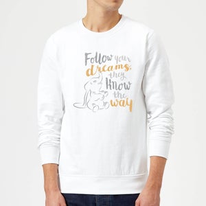 Dumbo Follow Your Dreams Sweatshirt - White