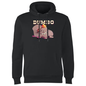 Felpa con cappuccio Dumbo Timothy's Trombone - Nero