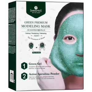 SHANGPREE Green Premium Modeling Mask with Bowl and Spatula 50ml