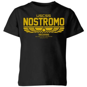 Alien USCSS Nostromo Kids' T-Shirt - Black