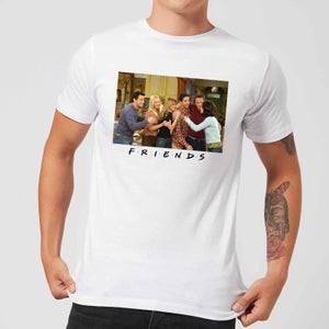 Friends Cast Shot Herren T-Shirt - Weiß