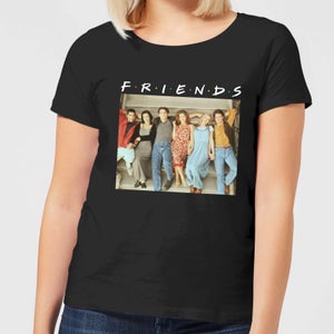 Friends Retro Character Shot Women's T-Shirt - Black