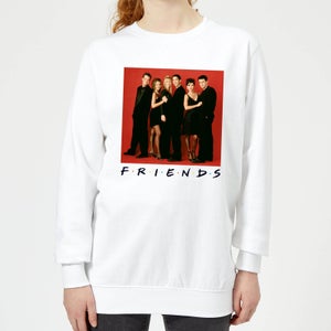 Friends Character Pose Women's Sweatshirt - White