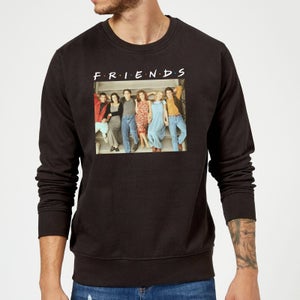 Friends Retro Character Shot Sweatshirt - Black