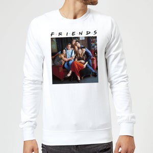 Friends Classic Character Sweatshirt - White
