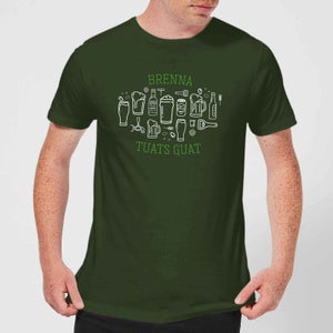 Brenna Tuats Guat! Men's T-Shirt - Forest Green