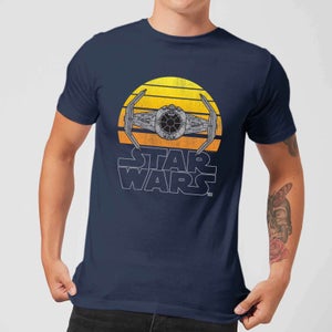 T-Shirt Star Wars Sunset Tie - Navy - Uomo