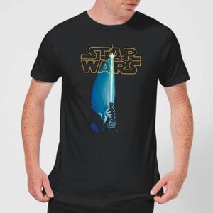 Star Wars Classic Lightsaber Herren T-Shirt - Schwarz