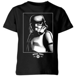 Star Wars Classic Imperial Troops Kinder T-Shirt - Schwarz