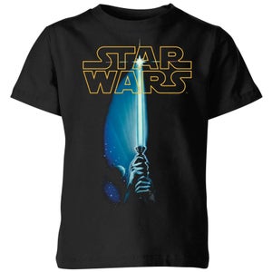 T-Shirt Enfant Sabre Laser Star Wars Classic - Noir