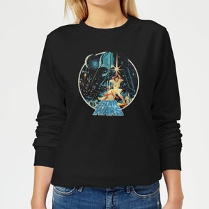 Star Wars Vintage Victory Women's Sweatshirt - Black