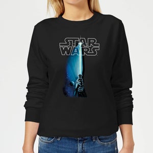 Star Wars Classic Lightsaber Damen Pullover - Schwarz