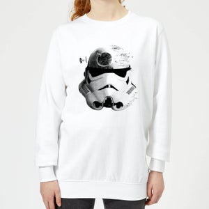 Star Wars Command Stromtrooper Death Star Women's Sweatshirt - White