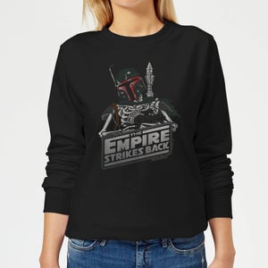 Star Wars Boba Fett Skeleton Women's Sweatshirt - Black