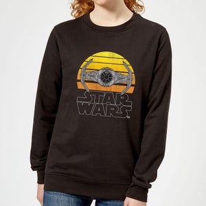 Star Wars Sunset Tie Women's Sweatshirt - Black