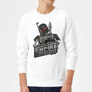 Star Wars Boba Fett Skeleton Sweatshirt - White