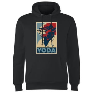 Star Wars Yoda Poster Hoodie - Black