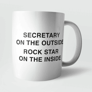 Secretary On The Outside Mug