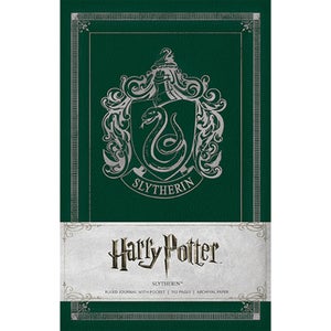 Slytherin Crest Hardcover Ruled Journal