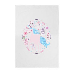 Pink Unicorn Cotton Tea Towel