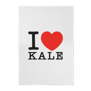 I Heart Kale Cotton Tea Towel