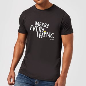 Smiley World Merry Everything Men's T-Shirt - Black