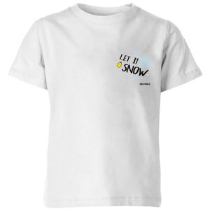 T-Shirt Enfant Let It Snow - Smiley World - Blanc