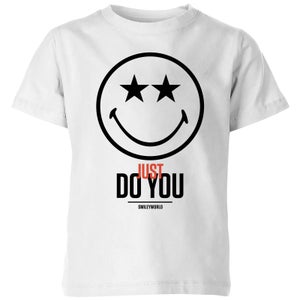 Smiley World Slogan Just Do You Kids' T-Shirt - White