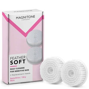 MAGNITONE London Barefaced 2 Feathersoft Daily Cleansing Brush Head - 2 Pack