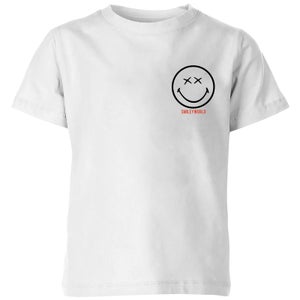 Smiley World Pocket Smiley Kids' T-Shirt - White