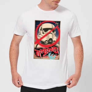 Star Wars Rebels Poster Herren T-Shirt - Weiß