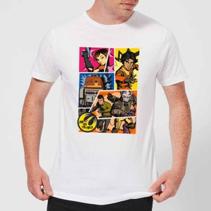 Star Wars Rebels Comic Strip Herren T-Shirt - Weiß