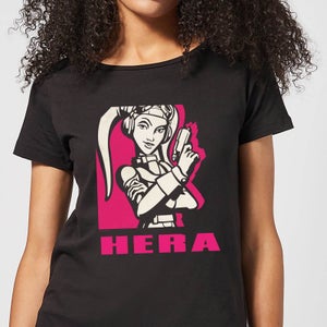 T-Shirt Femme Hera Star Wars Rebels - Noir