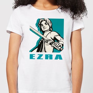 Star Wars Rebels Ezra Damen T-Shirt - Weiß