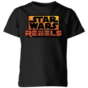 Star Wars Rebels Logo Kids' T-Shirt - Black