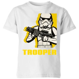Star Wars Rebels Trooper Kinder T-Shirt - Weiß