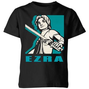 Star Wars Rebels Ezra Kinder T-Shirt - Schwarz