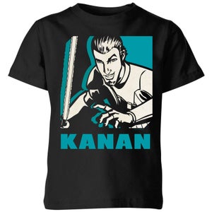 Star Wars Rebels Kanan Kids' T-Shirt - Black