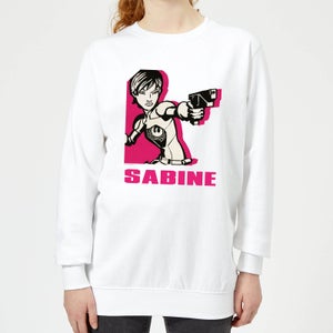 Star Wars Rebels Sabine Women's Sweatshirt - White