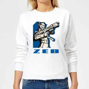 Star Wars Rebels Zeb Women's Sweatshirt - White