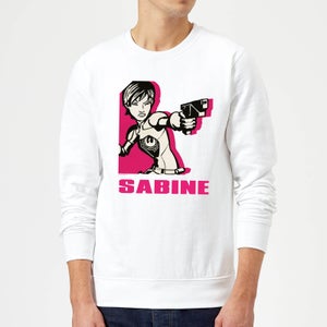 Sweat Homme Sabine Star Wars Rebels - Blanc