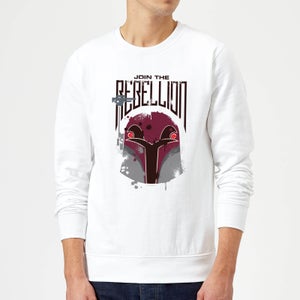 Felpa Star Wars Rebels Rebellion- Bianco