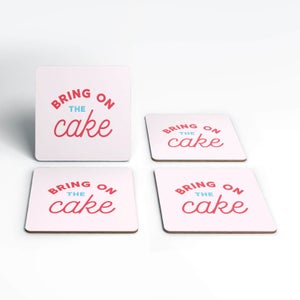 Bring On The Cake Coasters (Pack of 4)