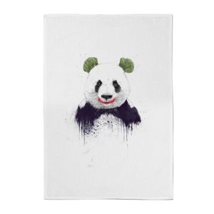 Balazs Solti Joker Panda Cotton Tea Towel