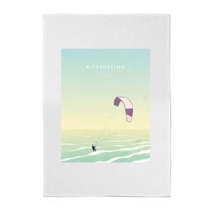 Kitesurfing Cotton Tea Towel