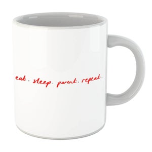Rock On Ruby Eat Sleep Parent Repeat Mug