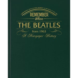 The Beatles Newspaper Book - Racing Green Leatherette