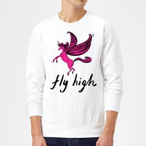Rock On Ruby Fly High Sweatshirt - White