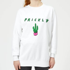 Rock On Ruby Prickly Women's Sweatshirt - White