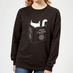 Tobias Fonseca Mind Control for Cats Women's Sweatshirt - Black